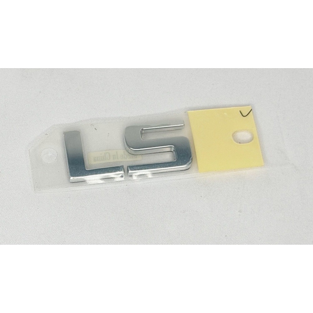 Genuine GM OEM LS Chrome‎ Emblem Badge 15792287 New Chevrolet GMC NOS